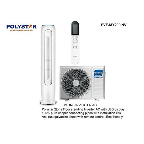 POLYSTAR 2 TON FLOOR STANDING INVERTER AIR CONDITIONER | PVF-HDF207WINV POLYSTAR 2 TON FLOOR STANDING INVERTER AIR CONDITIONER | PVF-HDF207WINV - deluxe.com.ng