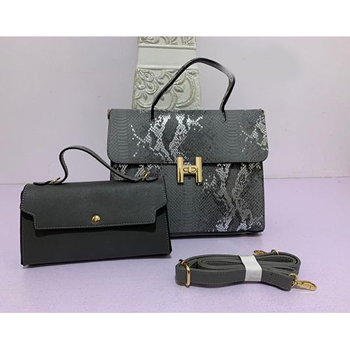 WOMEN'S LUXURY 2 PIECE HAND BAG WITH SHOULDER LOCK WOMEN'S LUXURY 2 PIECE HAND BAG WITH SHOULDER LOCK - deluxe.com.ng