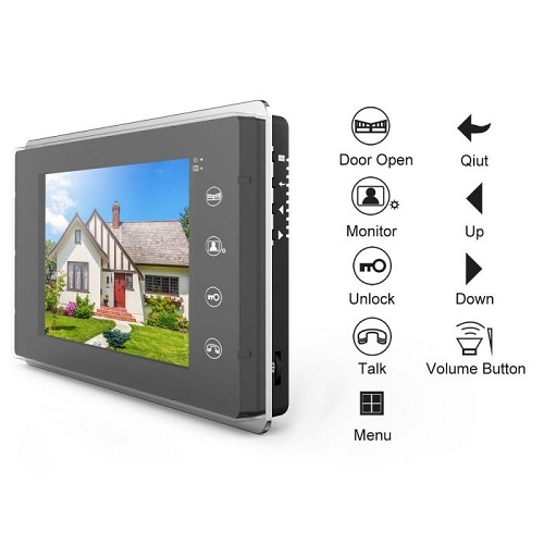 7 Inch Color Video Door Phone System With Aluminium Weatherproof Covering 7 Inch Color Video Door Phone System With Aluminium Weatherproof Covering - deluxe.com.ng