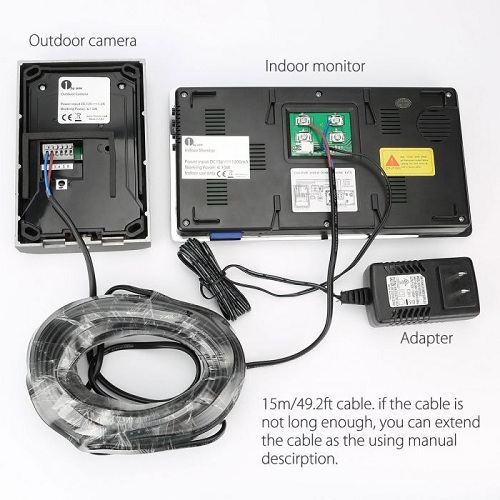 7 Inch Color Video Door Phone System With Aluminium Weatherproof Covering 7 Inch Color Video Door Phone System With Aluminium Weatherproof Covering - deluxe.com.ng
