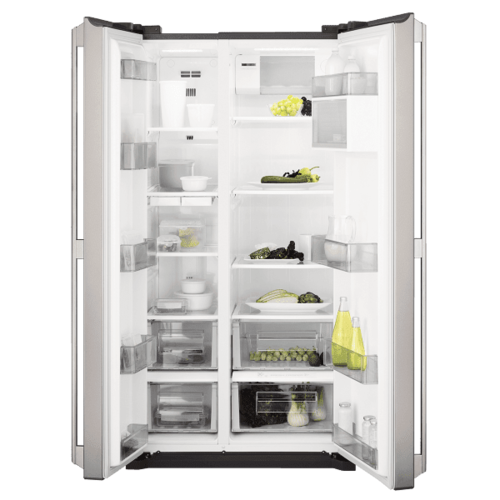 AEG Refrigerator | 204 Litres RMB46211NX Side-By-Side 2 Door Refrigerator Freezer with Frostmatic Function For Rapid Freezing AEG Refrigerator | 204 Litres RMB46211NX Side-By-Side 2 Door Refrigerator Freezer with Frostmatic Function For Rapid Freezing - deluxe.com.ng