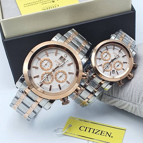 CITIZEN EXCLUSIVE DESIGNERS WRISTWATCH WITH SILVER AND GOLD CHAIN AND WHITE SCREEN (SAWW) CITIZEN EXCLUSIVE DESIGNERS WRISTWATCH WITH SILVER AND GOLD CHAIN AND WHITE SCREEN (SAWW) - DELUXE.COM.NG
