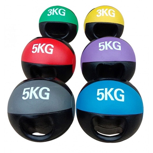 LITE FITNESS | MDK0753-5 MEDICINE BALLS WITH HANDLES 5kg LITE FITNESS | MDK0753-5 MEDICINE BALLS WITH HANDLES 5kg - deluxe.com.ng