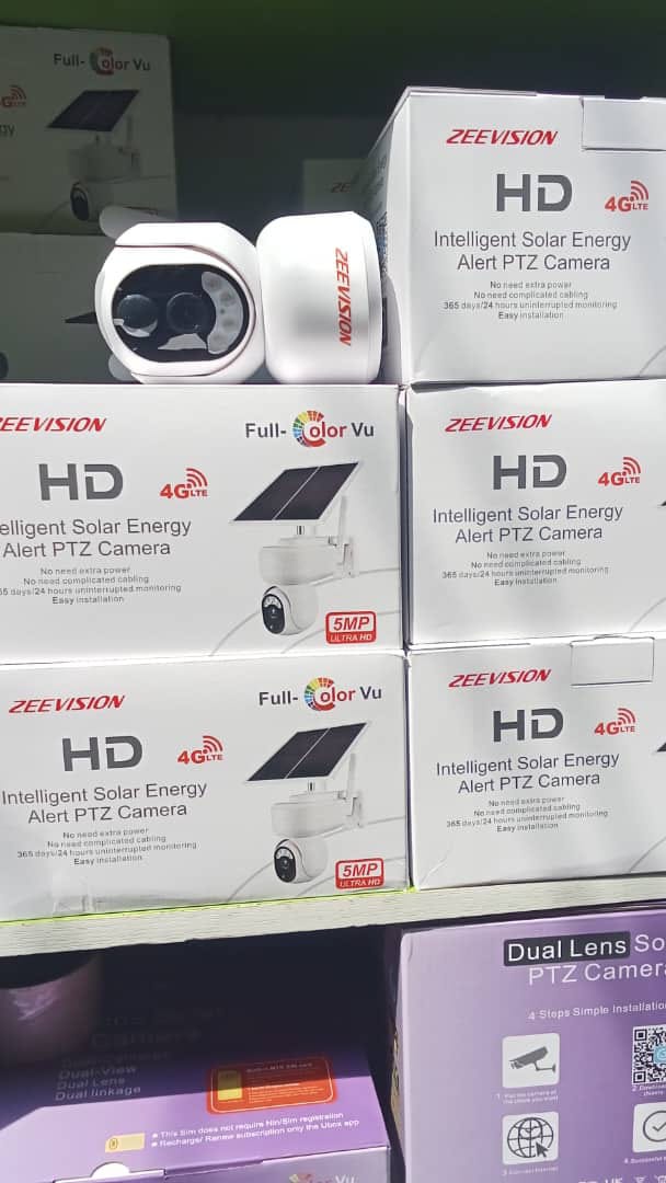 ZEEVISION HD SINGLE LENS INTELLIGENT SOLAR ENERGY ALERT PTZ CAMERA
