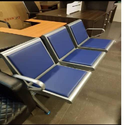 QUALITY BLUE & SILVER 3 IN 1 AIRPORT SEAT DESIGN OFFICE CHAIR - AVAILABLE (AUFUR) - deluxe.com.ng QUALITY BLUE & SILVER 3 IN 1 AIRPORT SEAT DESIGN OFFICE CHAIR - AVAILABLE (AUFUR) - deluxe.com.ng