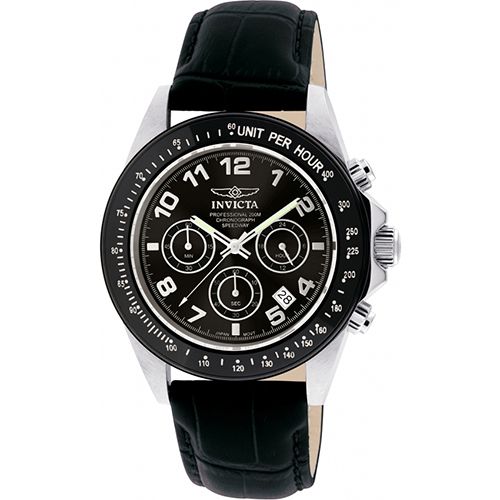INVICTA 10707 MEN’S SPEEDWAY CHRONOGRAPH BLACK DIAL, LEATHER WATCH - Deluxe.com.ng INVICTA 10707 MEN’S SPEEDWAY CHRONOGRAPH BLACK DIAL, LEATHER WATCH