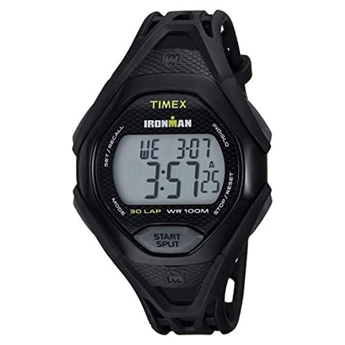 TIMEX T5M104 MEN’S IRONMAN SLEEK 30 BLACK RESIN WATCH - Deluxe.com.ng TIMEX T5M104 MEN’S IRONMAN SLEEK 30 BLACK RESIN WATCH