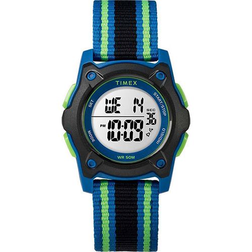 TIMEX T7C260 TIME MACHINE KID’S DIGITAL DOUBLE LAYER FABRIC STRAP WATCH - Deluxe.com.ng TIMEX T7C260 TIME MACHINE KID’S DIGITAL DOUBLE LAYER FABRIC STRAP WATCH