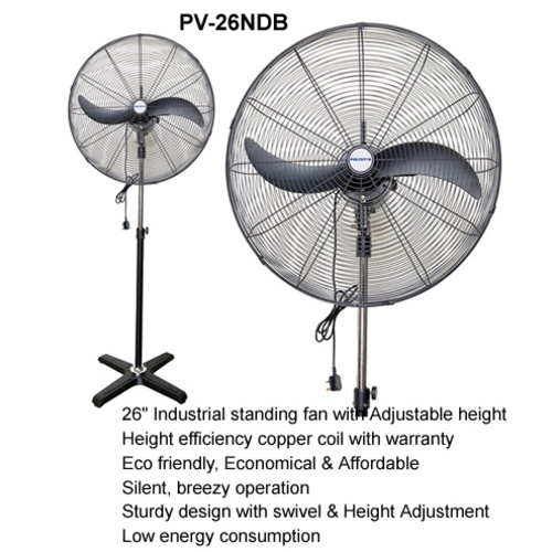 Polystar 26 Inch Industrial Standing Fan | PV-26NDB Polystar 26 Inch Industrial Standing Fan | PV-26NDB - deluxe.com.ng