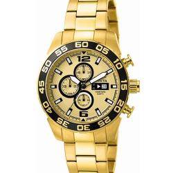 INVICTA 1016 SPECIALTY MEN’S QUARTZ CHRONOGRAPH GOLD DIAL WATCH - Deluxe.com.ng
