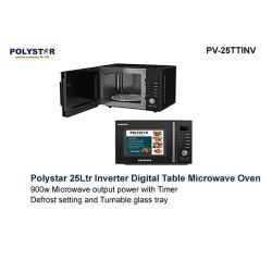  Polystar 25L Inverter Digital Microwave With Grill | PV-25TTINV - deluxe.com.ng